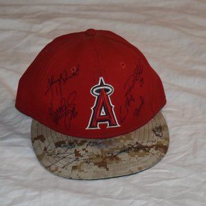L.A Angels hat, (signed, Memorial day)